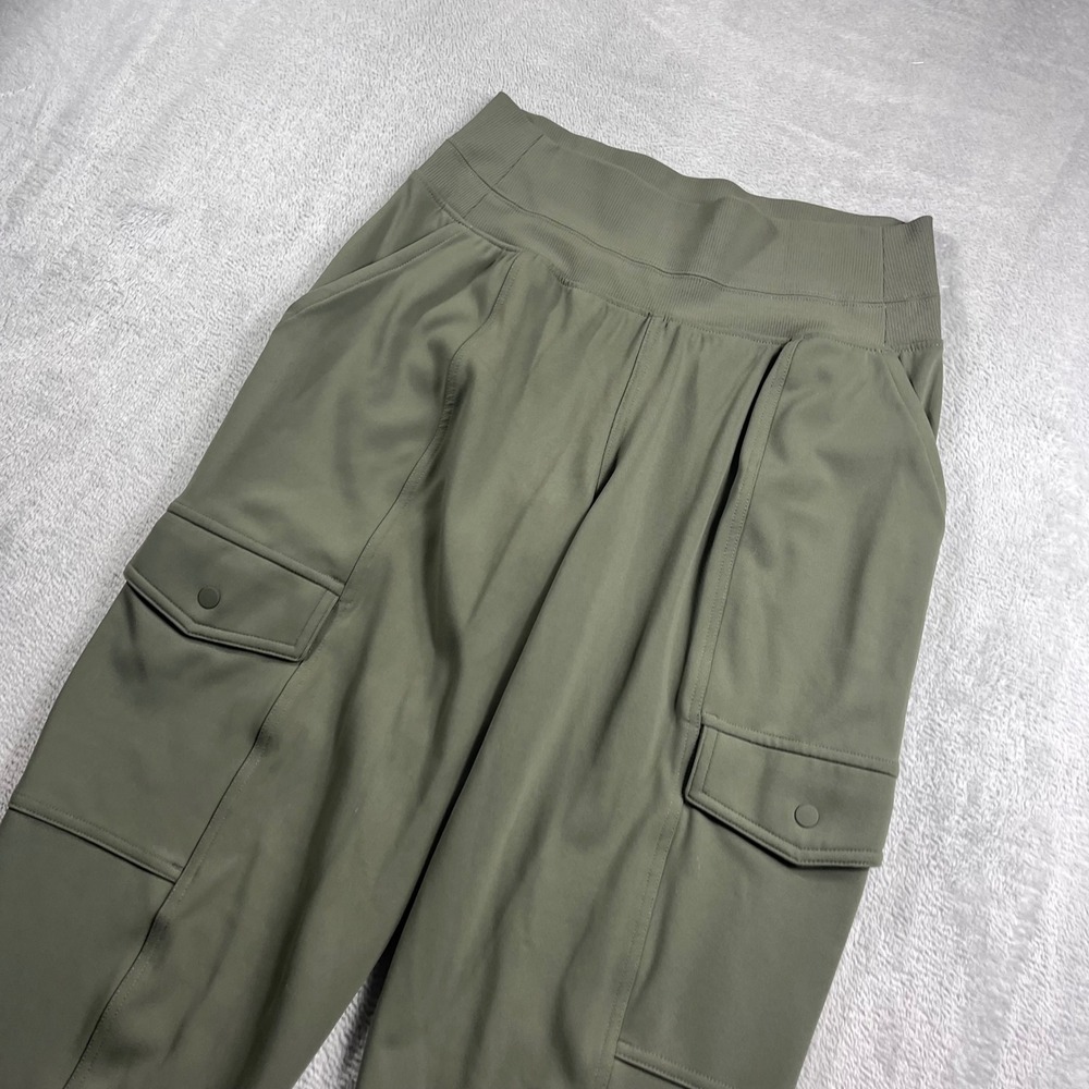Athleta Venice High Rise Cargo Joggers Olive Green XS 410789-03 - Picture 2 of 12